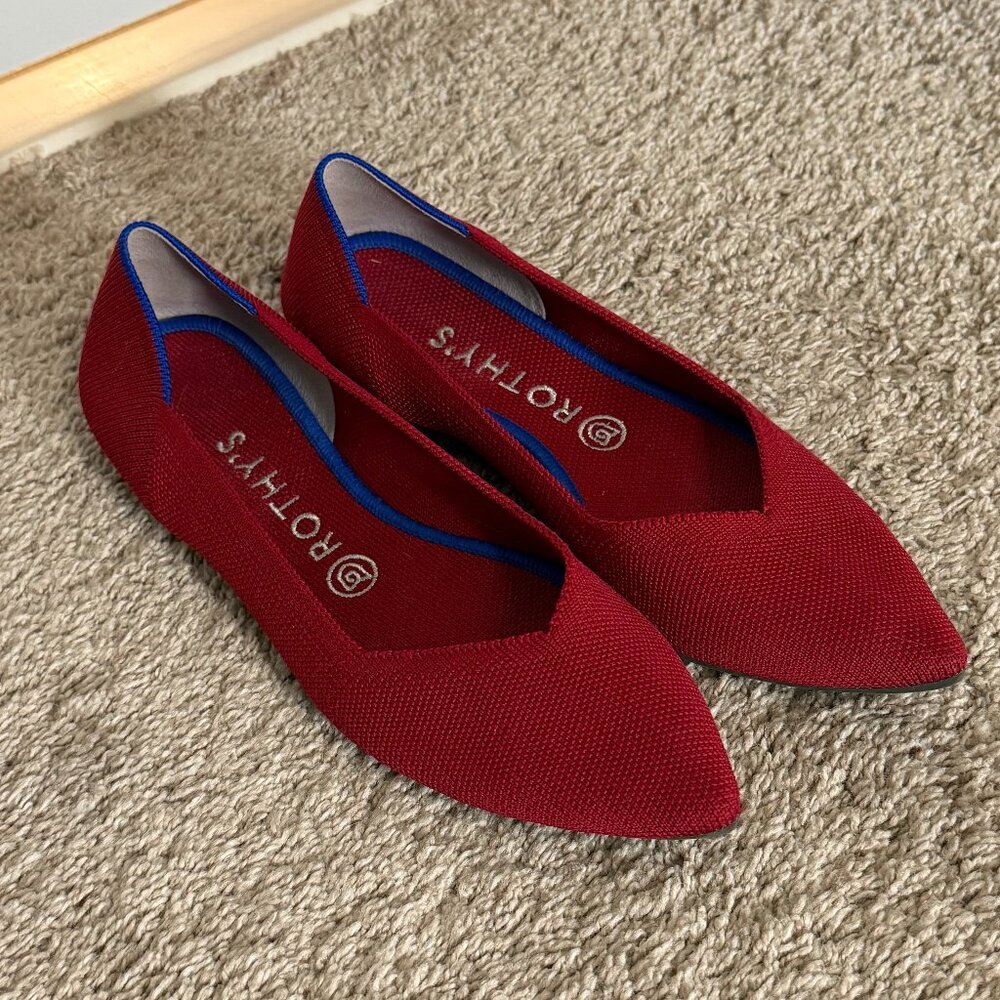 Rothy's The Point - Chili Red - Size 9